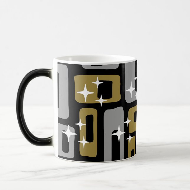 Mug Magic Retro Mid-Century Moderne Abstrait (Gauche)