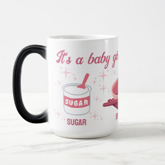 Mug Magic Retro Sucre et épice Genre Reveal C'est une fille