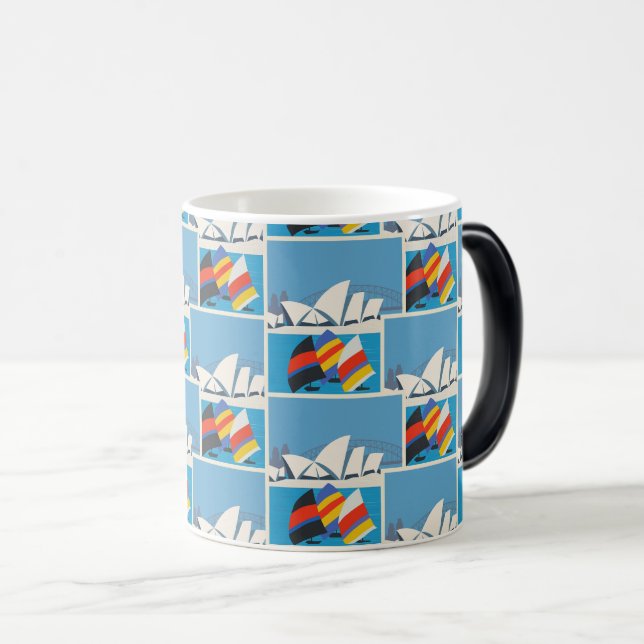 Mug Magic Retro Sydney Australie Voyages (Devant droit)