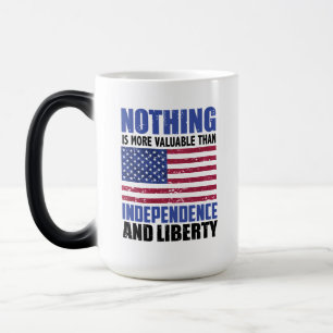 Mug Magic Rien n'est plus précieux que l'indépendance et la