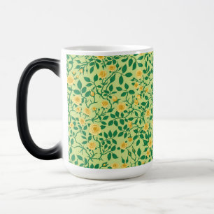Mug Magic Roses sauvages en jaune et vert