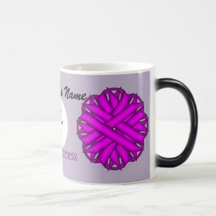 Mug Magic Ruban à fleurs violettes Modèle par Kenneth Yoncic