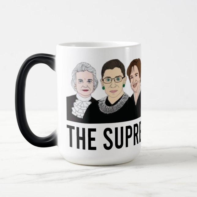 Mug Magic Ruth Bader Ginsburg Mug, femmes de la Cour Suprême (Gauche)