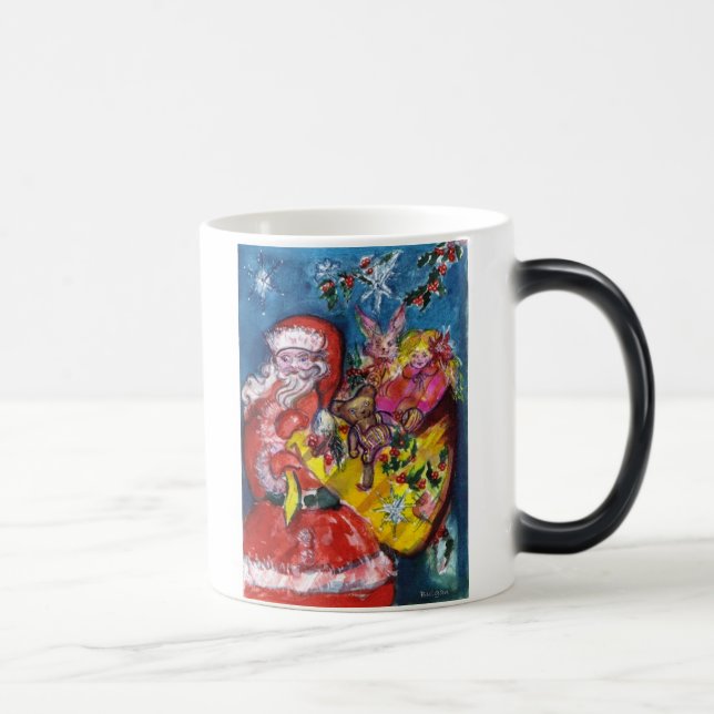 MUG MAGIC SANTA CLAUS, CADEAU DE NOËL ET JOUETS (Droite)
