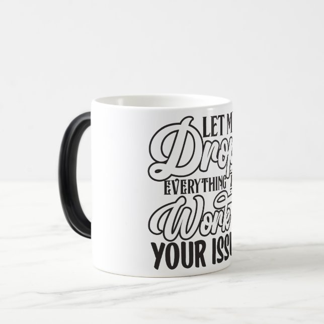 Mug Magic Sarcastic Coffee Quotes (Devant gauche)