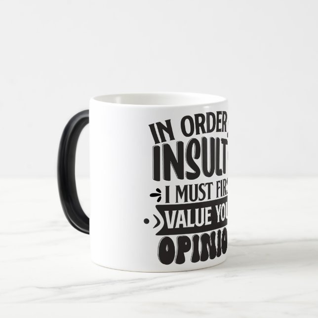 Mug Magic Sarcastic Coffee Quotes (Devant gauche)