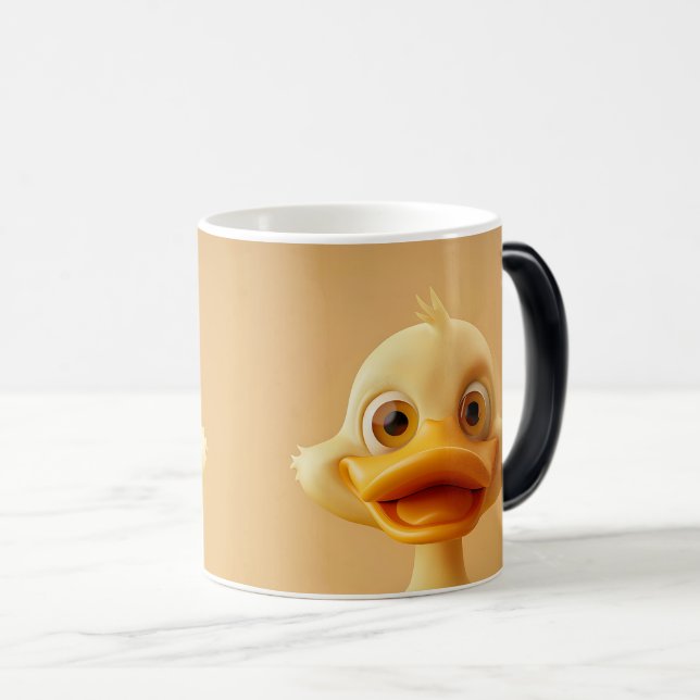 Mug Magic Sarcastic Duck Face 3D (Devant droit)