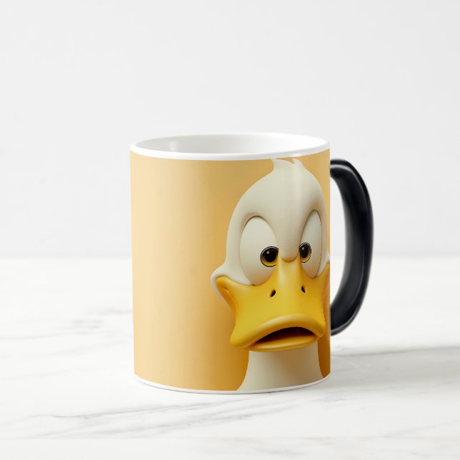 Mug Magic Sarcastic Duck Face 3D (Devant droit)