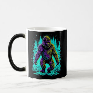 Mug Magic Sasquatch Bigfoot en Turquoise et noir