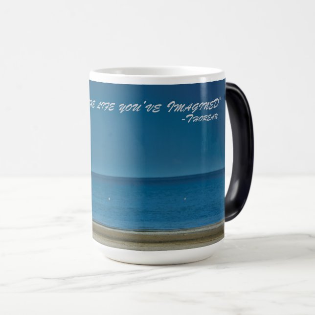 Mug Magic Scène inspirée de plage (Devant droit)