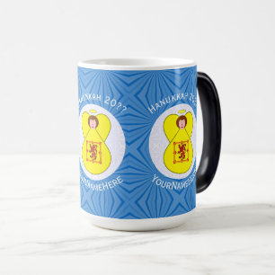 Mug Magic Scot Lion Rampant Angel Hanoukka Drapeau personnal