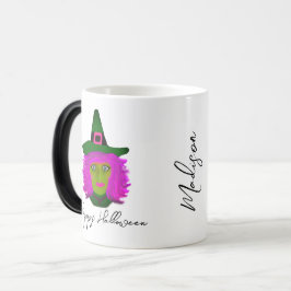 Mug Magic Script de glam de sorcière d'Halloween moderne per