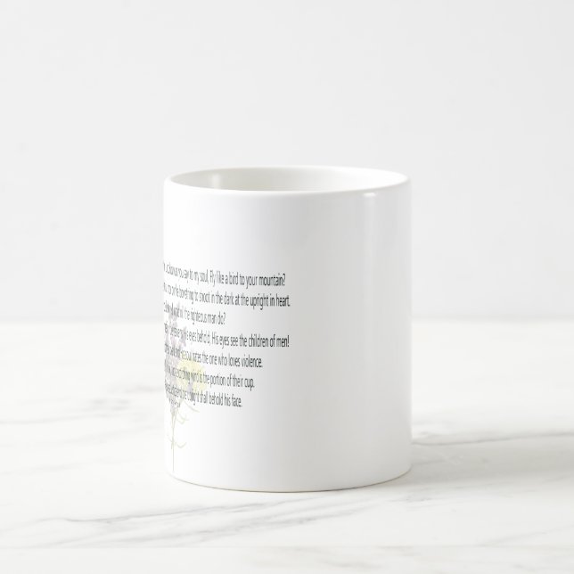 Mug Magic Scripture, psaume 11 (Centre)