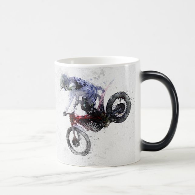 Mug Magic Socle de nez - Motocross (Droite)