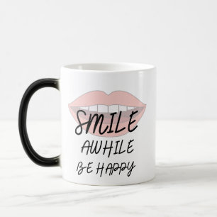 Mug Magic Souriez tout en étant heureux, citations positives