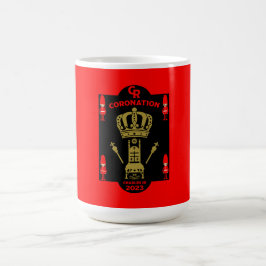 Mug Magic Souvenir commémoratif du couronnement du roi Charl