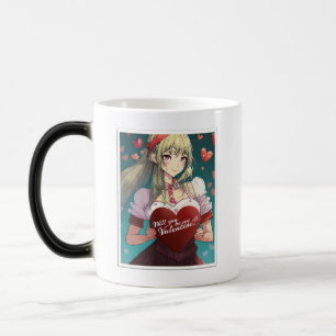 Mug Magic Soyez ma Saint-Valentin dans le style Manga 33893