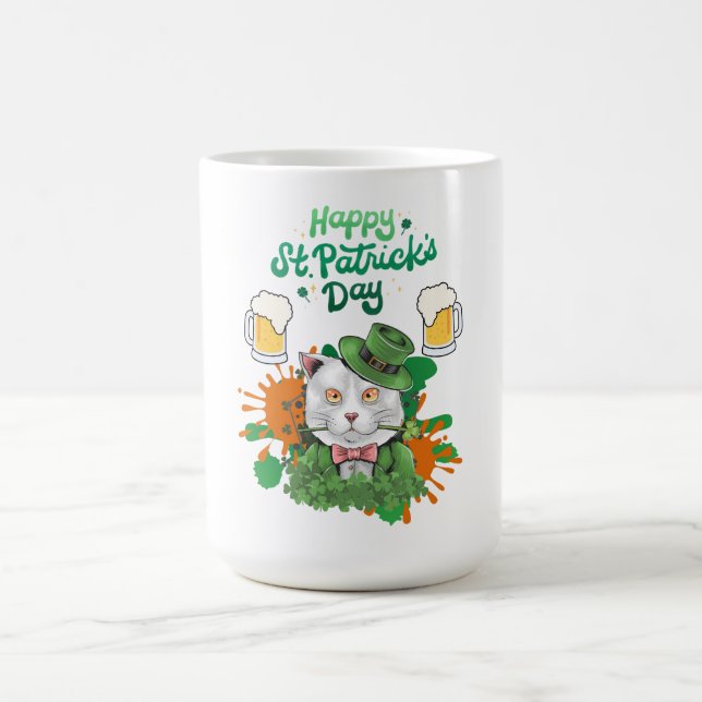 Mug Magic St. Patrick's Day Chat - Fête - Design (Centre)