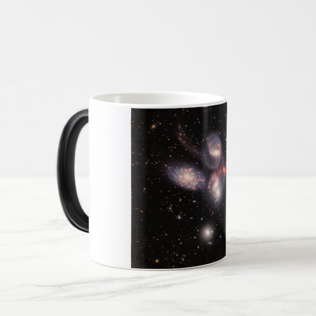 Mug Magic Stephan's Quintet 5 Galaxies Deep Field James Webb (Devant gauche)