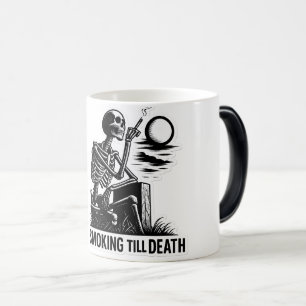 Mug Magic Sticker en squelette - Art esthétique foncé
