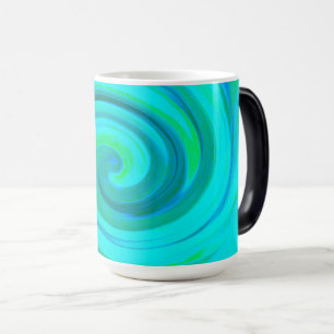 Mug Magic Super Cool Abstrait Aqua Liquid Art Swirl