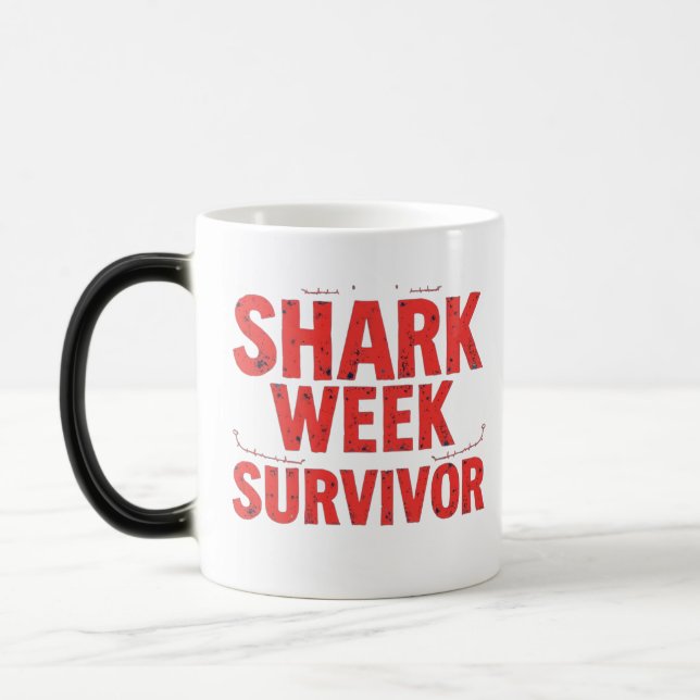 Mug Magic Survivant de la Semaine du requin (Gauche)