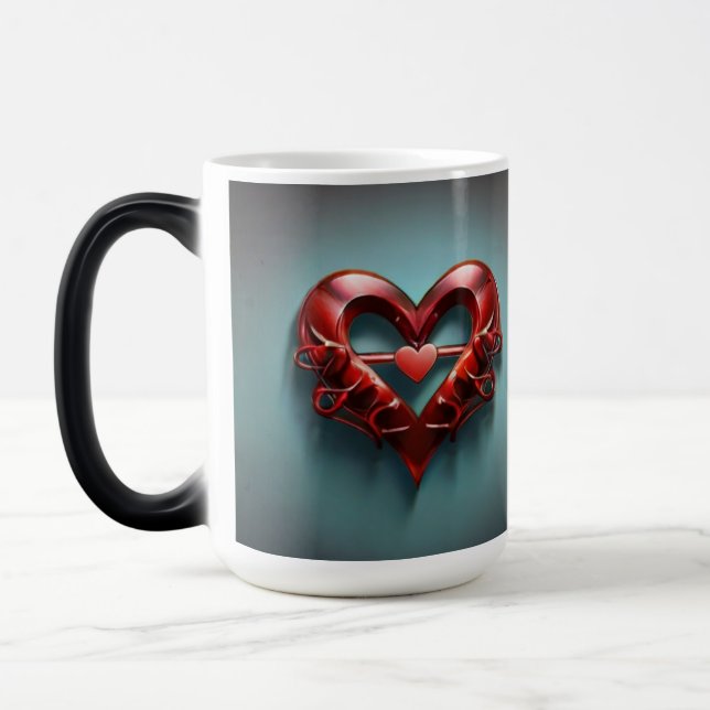Mug Magic Symbole d'amour Transformations magiques Morpher M (Gauche)