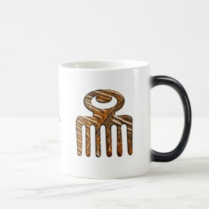 Mug Magic Symboles ethniques Adinkra Duafe