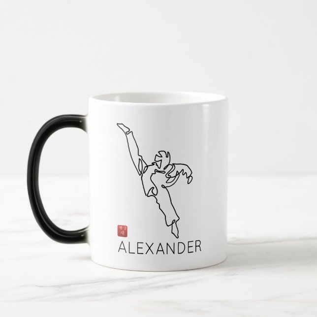 Mug Magic TAEKWONDO DWICHAGI back kick 01 (Gauche)