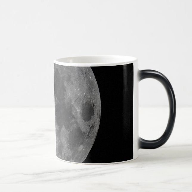 Mug Magic "Tasse changeante de couleur de la lune" (Droite)