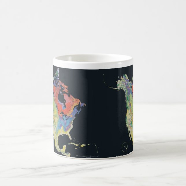 Mug Magic Tasse/géologie nord-américaine (Centre)