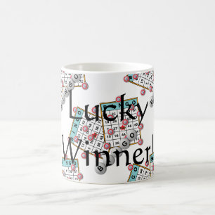 Mug Magic Thème chanceux de bingo-test de gagnant