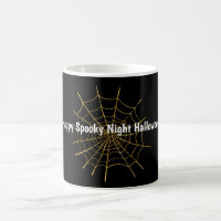 Toile d'araignée dorée Halloween