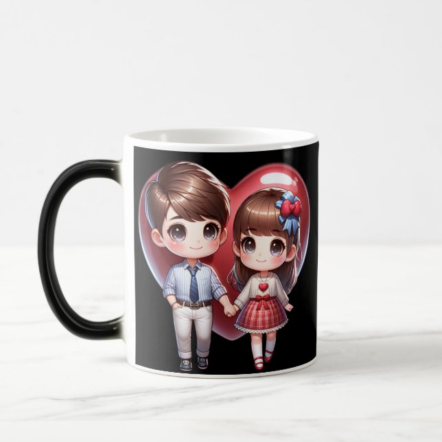 Mug Magic Toujours et pour toujours, jour de la Saint-Valent (Gauche)