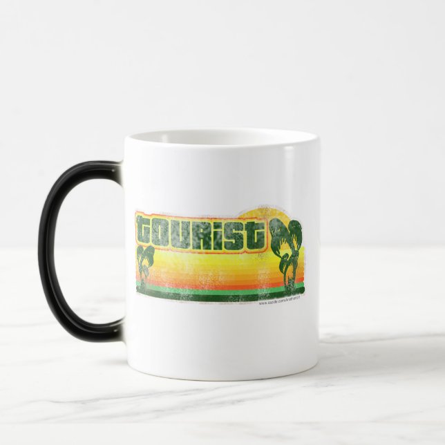 Mug Magic Tourist Générique Retro Retro amusant Logo de Voya (Gauche)