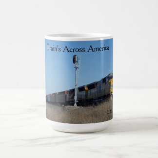 Mug Magic Train's Across America Hot Beverage mug.