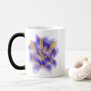 Mug Magic trident ukrainien fait d'épi de blé