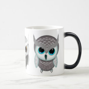 Mug Magic Trois Petits Hiboux Art Illustré