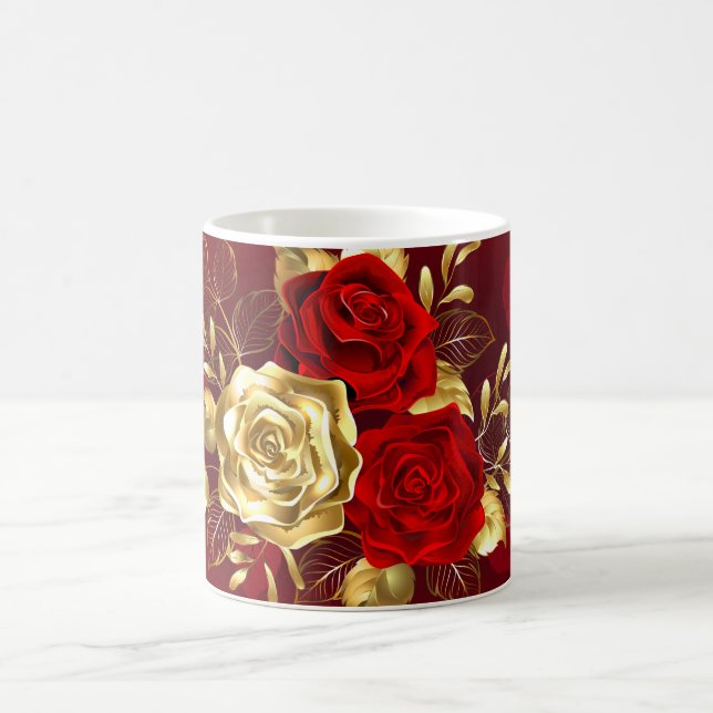 Mug Magic Trois Roses de bijoux (Centre)