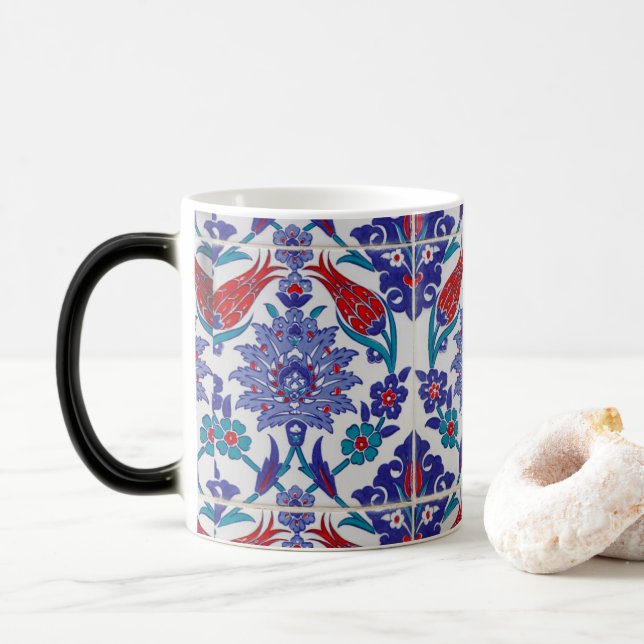 Mug Magic Tulipe élégante et fleurs florales Roses Photograp (Avec donut)