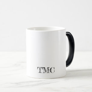 Mug Magic Typographie INITIALES bureau maison main dessinée 