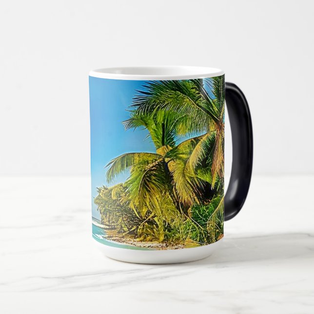 Mug Magic Un paradis tropical. (Devant droit)