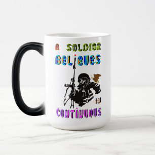 Mug Magic Un soldat croit en continu