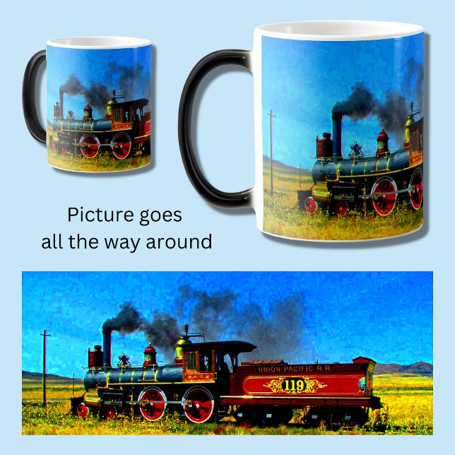 Mug Magic UP119 Chemin de fer Locomotive (Créateur téléchargé)