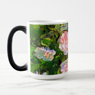 Mug Magic Van Gogh Vie morte avec des roses roses roses