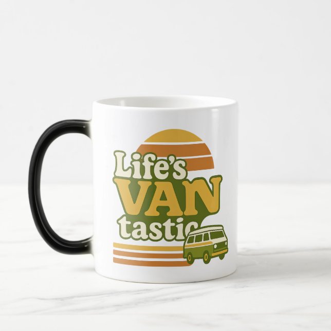 Mug Magic VANtastic Retro les années 70 Van Graphic (Gauche)