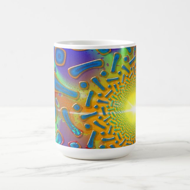 Mug Magic Verre 3D semi-sonique fractal (Centre)