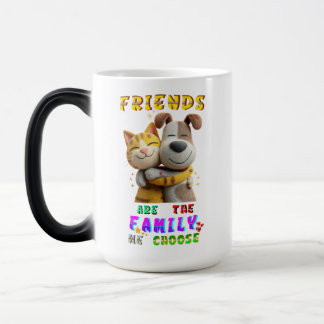 Mug Magic Verres d'amis sont la famille que nous choisissons