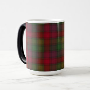 Mug Magic Vert et rouge, tartan