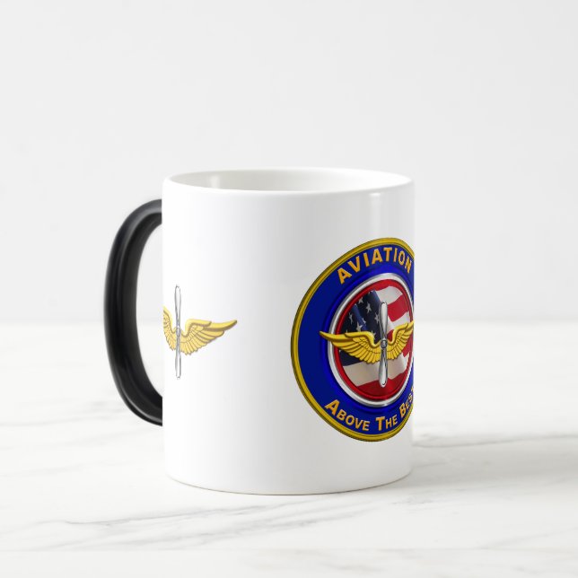 Mug Magic Vétéran de l'aviation de l'Armée de terre (Devant gauche)